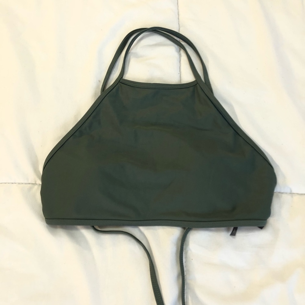 aerie halter swim top